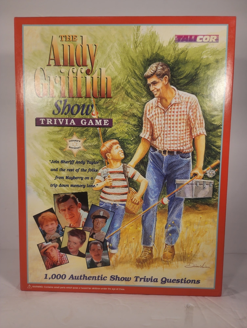 Vintage The Andy Griffith Show Trivia Board Game 1998 Mayberry